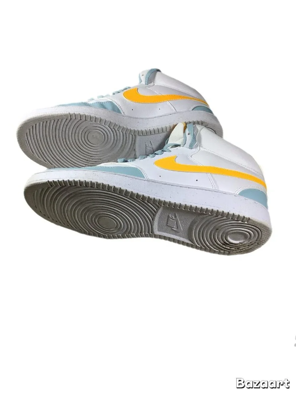 Size 10 - Nike Court Vision Next Nature Mid White Ocean Bliss (305)